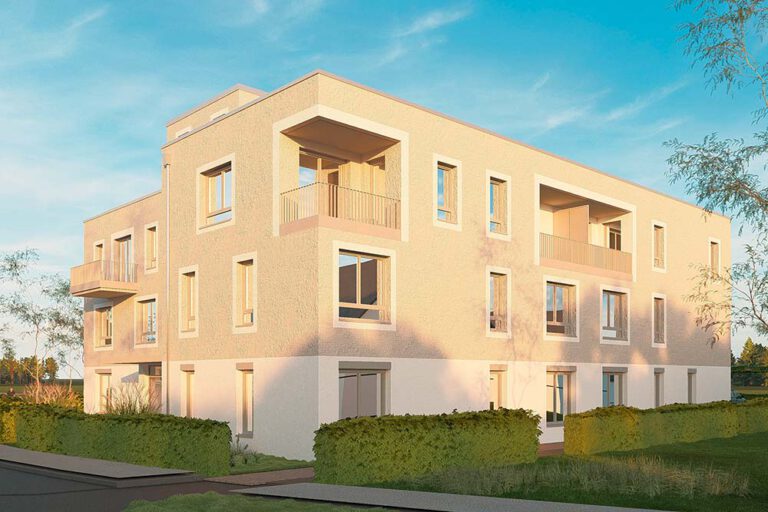 Immobilienprojekt Vitalquartier Elstal in Berlin - Generalunternehmer: Mastiok Bau - Visualisierung