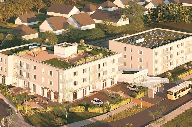 Immobilienprojekt Vitalquartier Elstal in Berlin - Generalunternehmer: Mastiok Bau