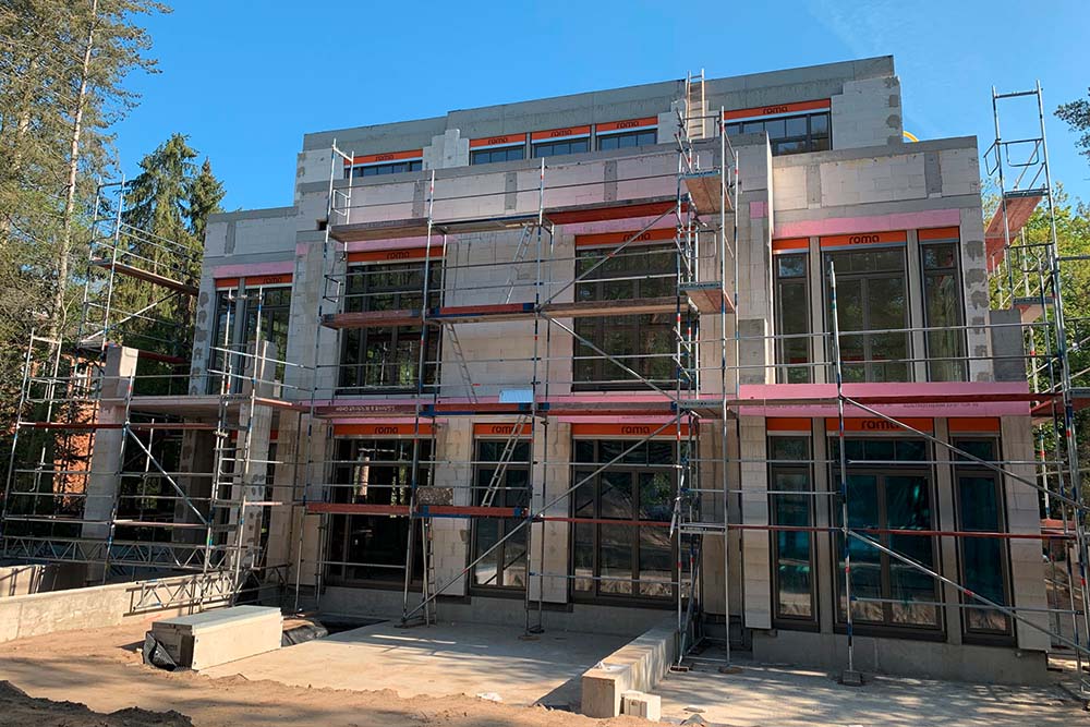 Baustelle, Projekt Max-Eyth-Straße Berlin - Generalunternehmer Mastiok Bau