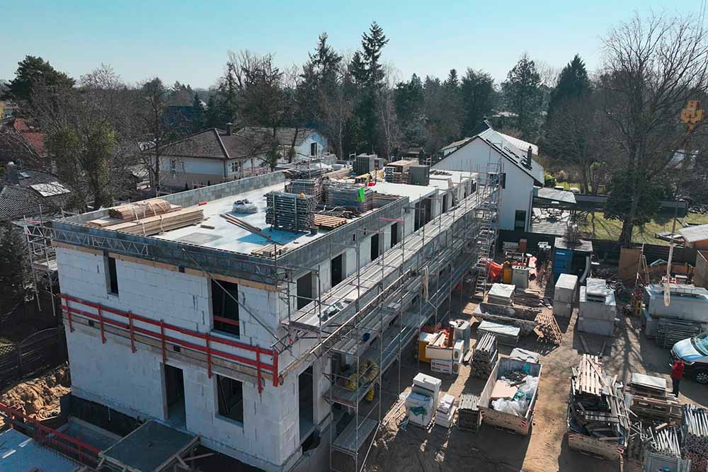 Bauprojekt Palais Stahnsdorf in Berlin - Generalunternehmer: Mastiok Bau