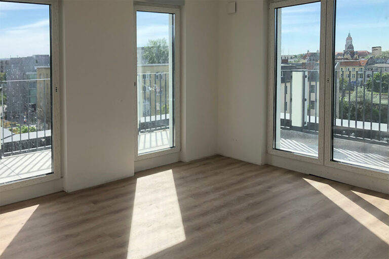 Immobilienprojekt Wextraße in Berlin, Generalunternehmer: Mastiok Bau - Aussicht Zimmer