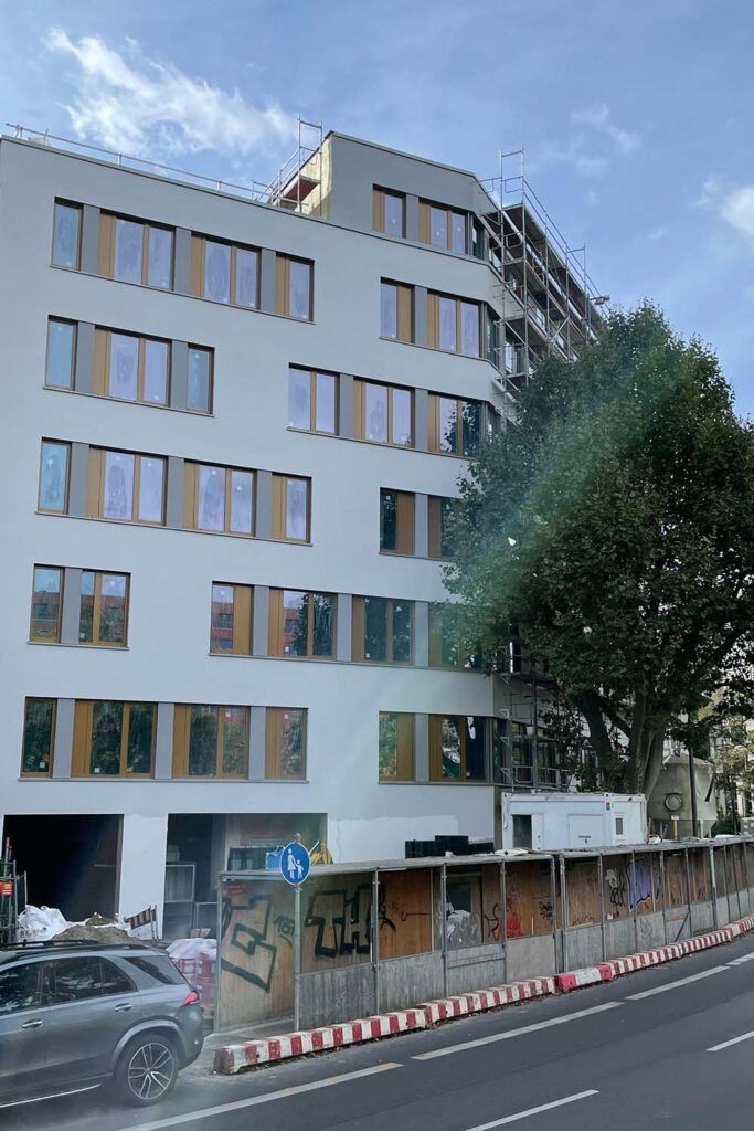 Rohbau-Projekt Berlin-Kreuzberg von Mastiok Bau - Fassade