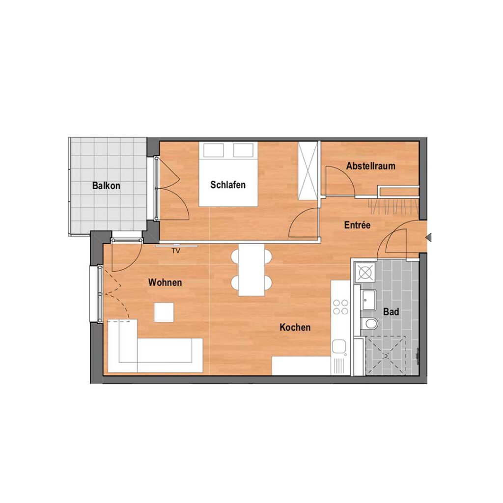 Grundriss Mastiok Bau - Projekt Vitalquartier Elstal