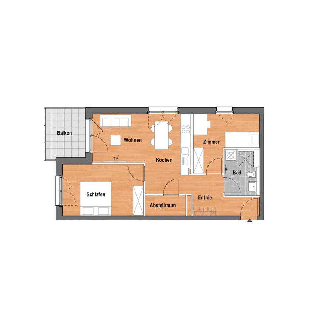 Grundriss Mastiok Bau - Projekt Vitalquartier Elstal