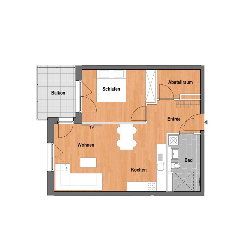 Grundriss Mastiok Bau - Projekt Vitalquartier Elstal