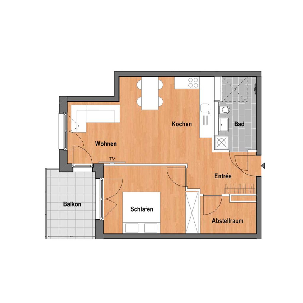 Grundriss Mastiok Bau - Projekt Vitalquartier Elstal