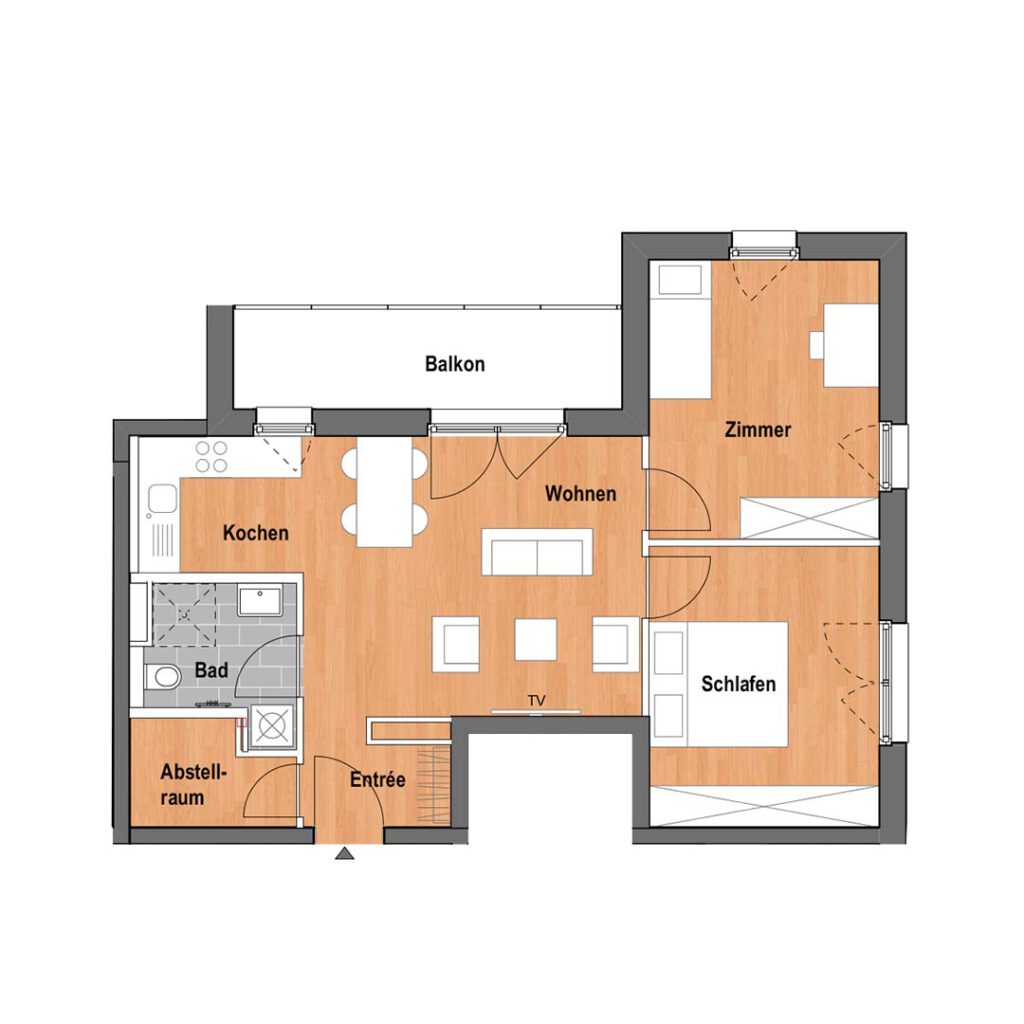 Grundriss Mastiok Bau - Projekt Vitalquartier Elstal