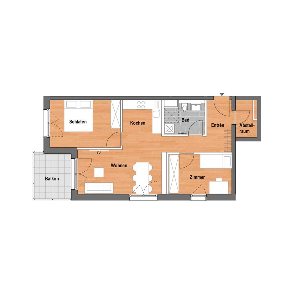 Grundriss Mastiok Bau - Projekt Vitalquartier Elstal