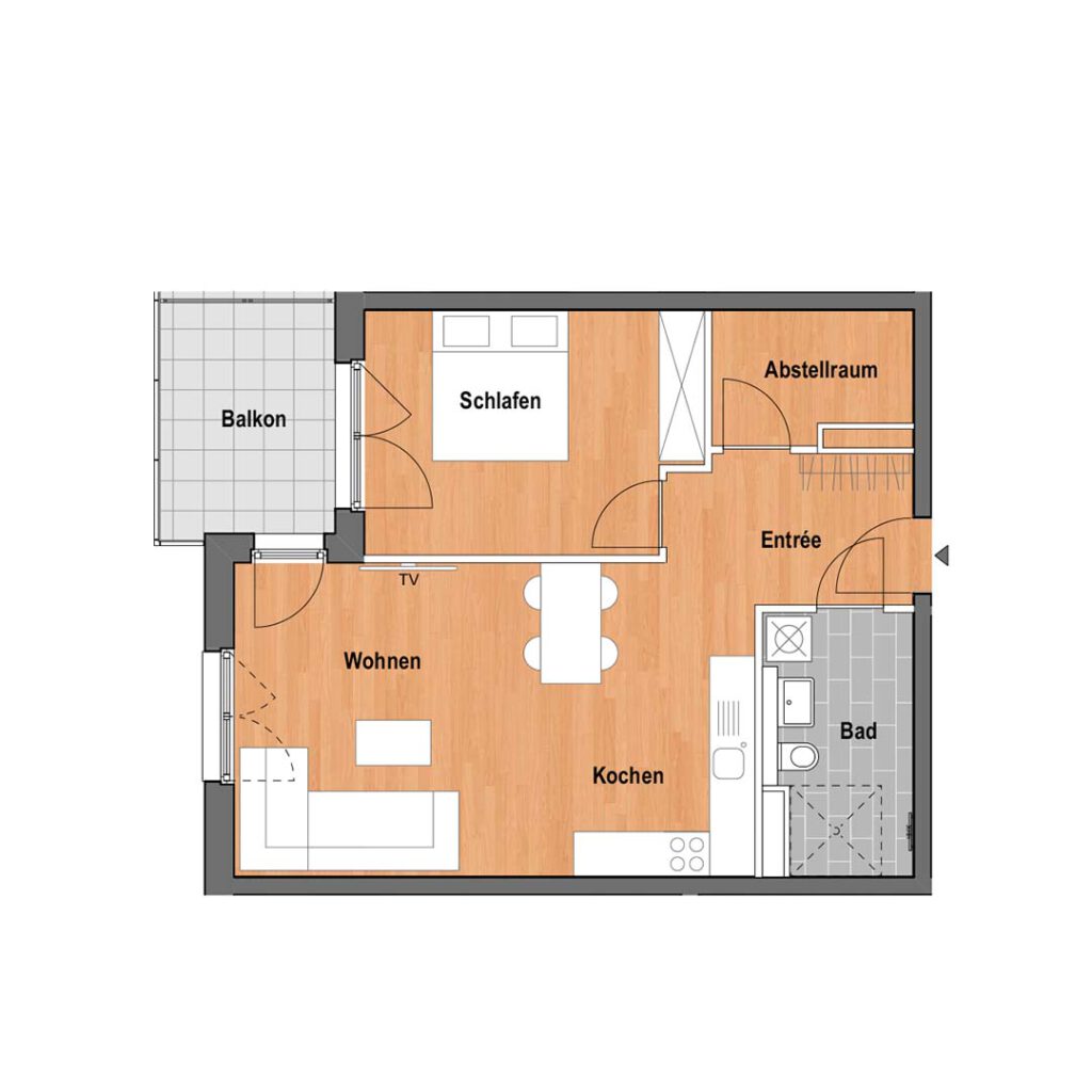 Grundriss Mastiok Bau - Projekt Vitalquartier Elstal