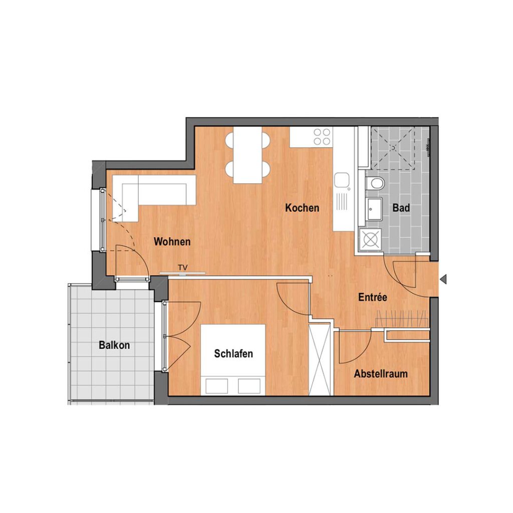 Grundriss Mastiok Bau - Projekt Vitalquartier Elstal