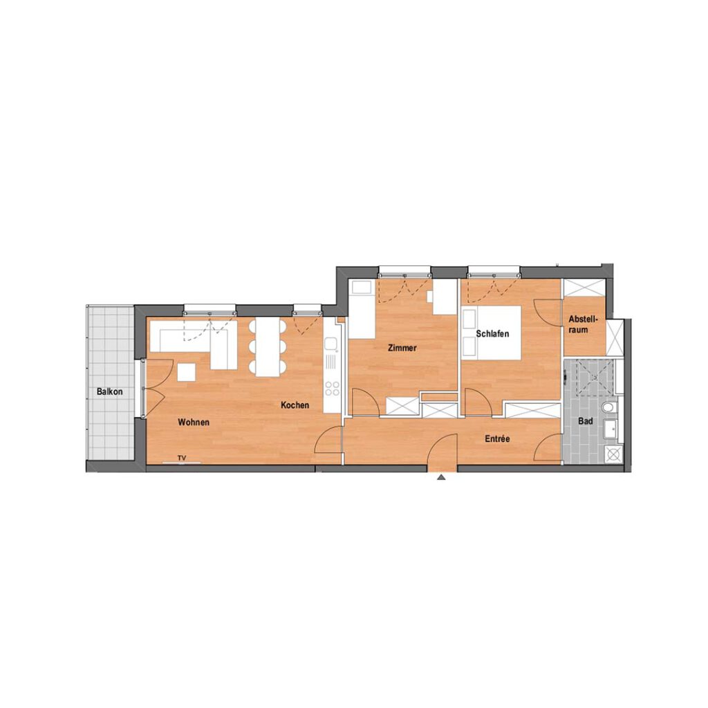 Grundriss Mastiok Bau - Projekt Vitalquartier Elstal