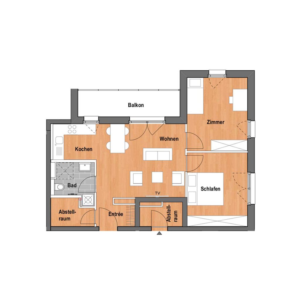 Grundriss Mastiok Bau - Projekt Vitalquartier Elstal
