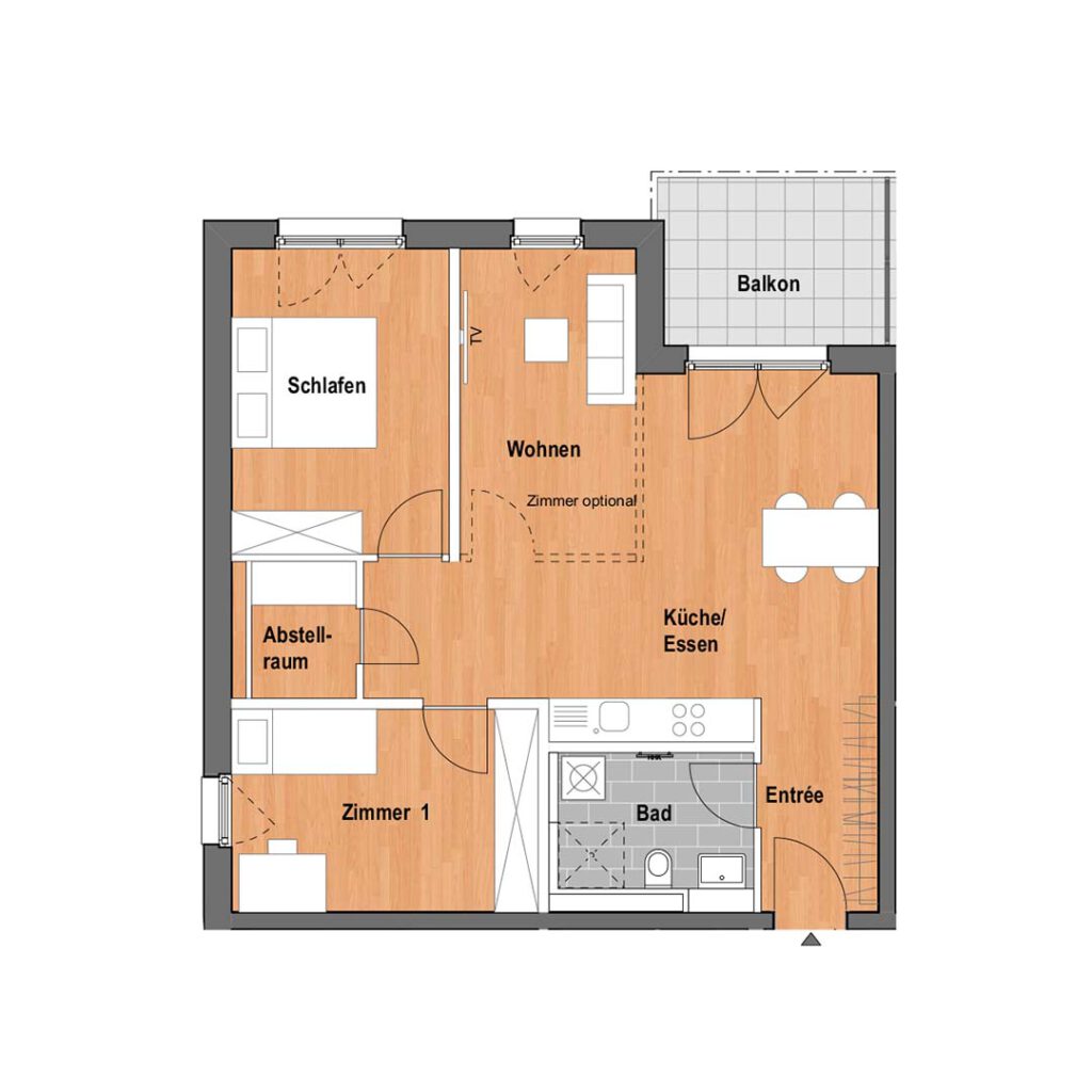 Grundriss Mastiok Bau - Projekt Vitalquartier Elstal