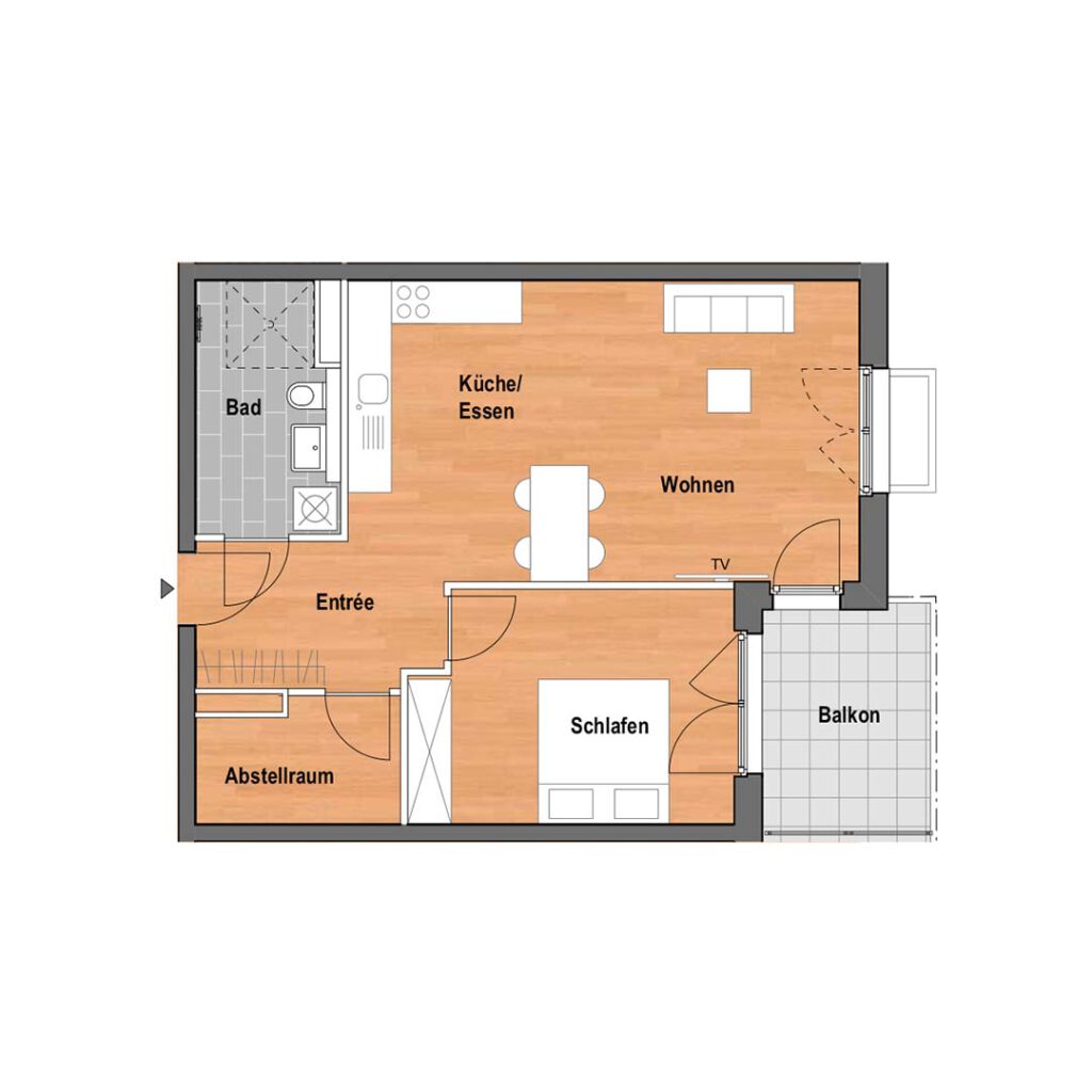 Grundriss Mastiok Bau - Projekt Vitalquartier Elstal