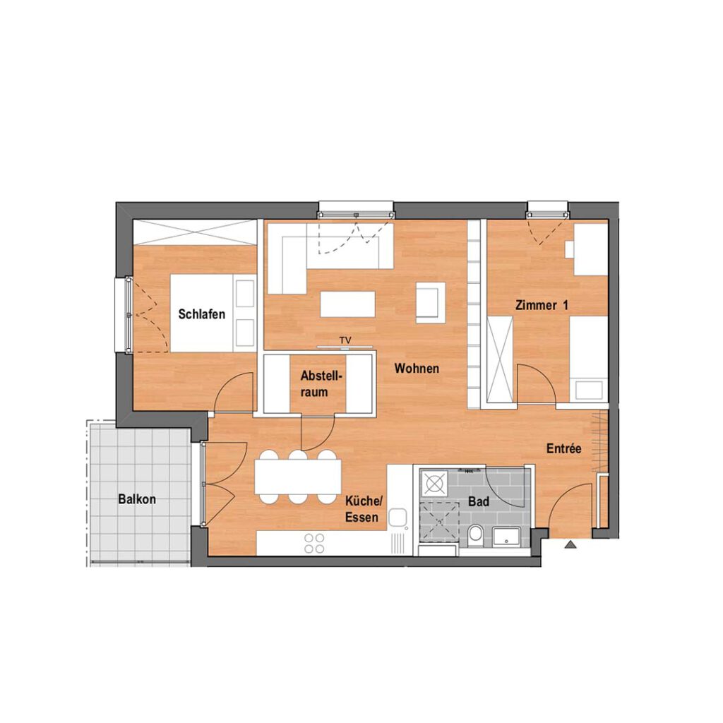 Grundriss Mastiok Bau - Projekt Vitalquartier Elstal