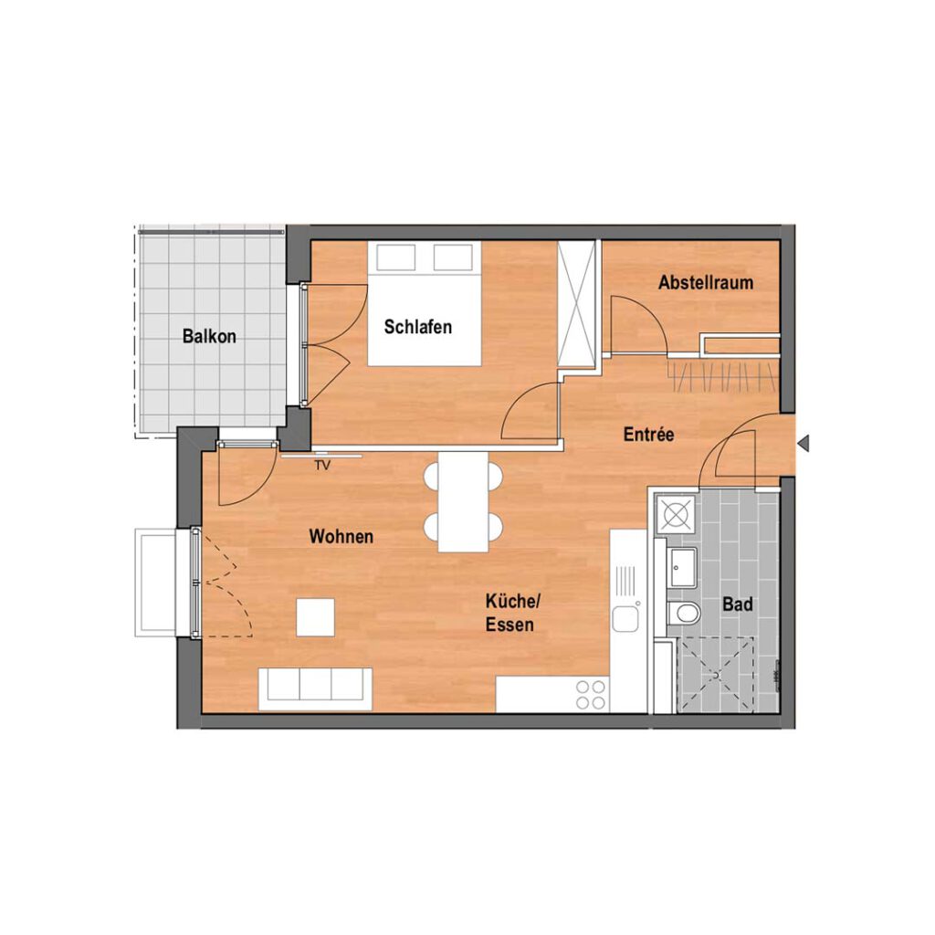 Grundriss Mastiok Bau - Projekt Vitalquartier Elstal