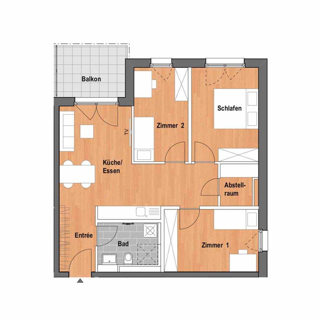 Grundriss Mastiok Bau - Projekt Vitalquartier Elstal