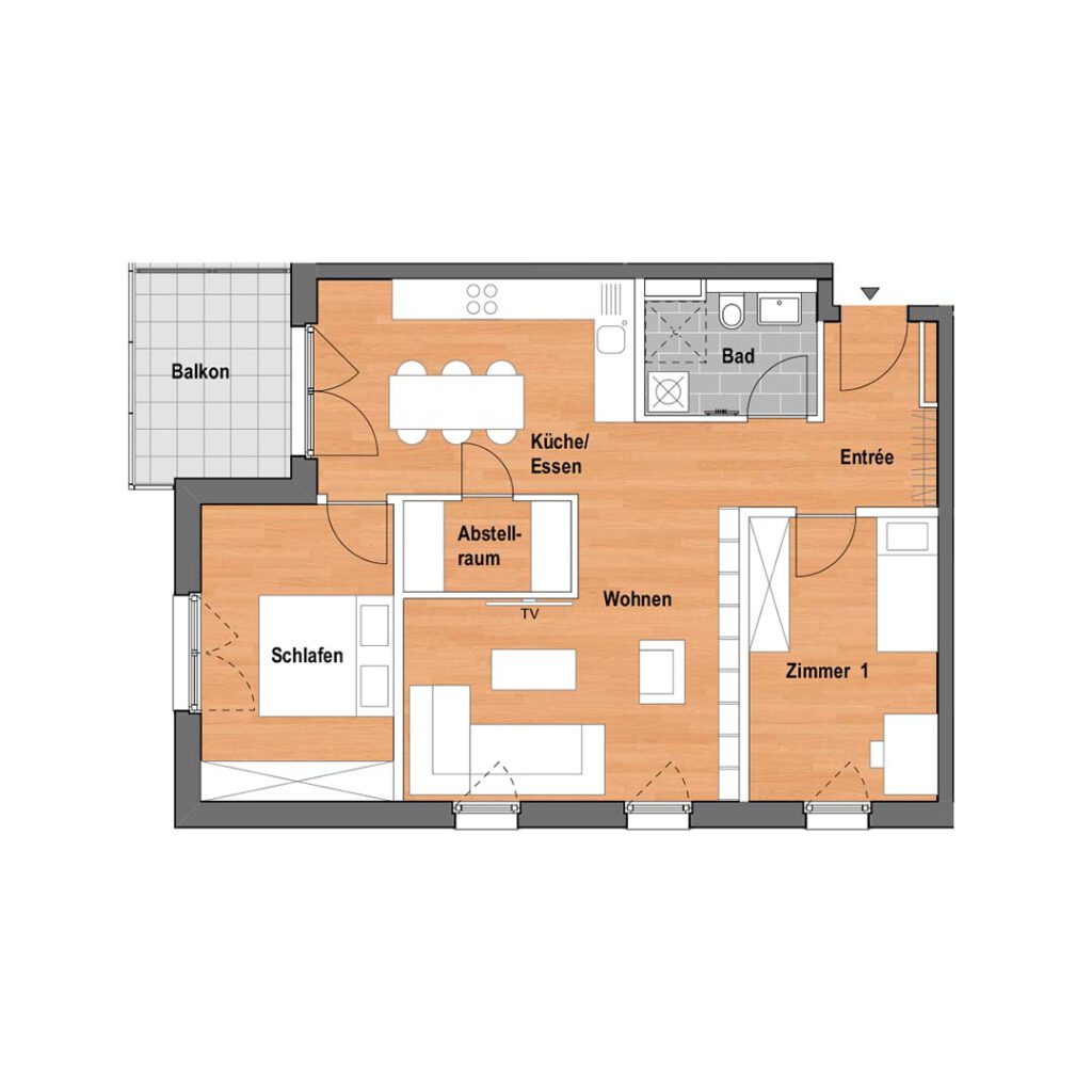 Grundriss Mastiok Bau - Projekt Vitalquartier Elstal