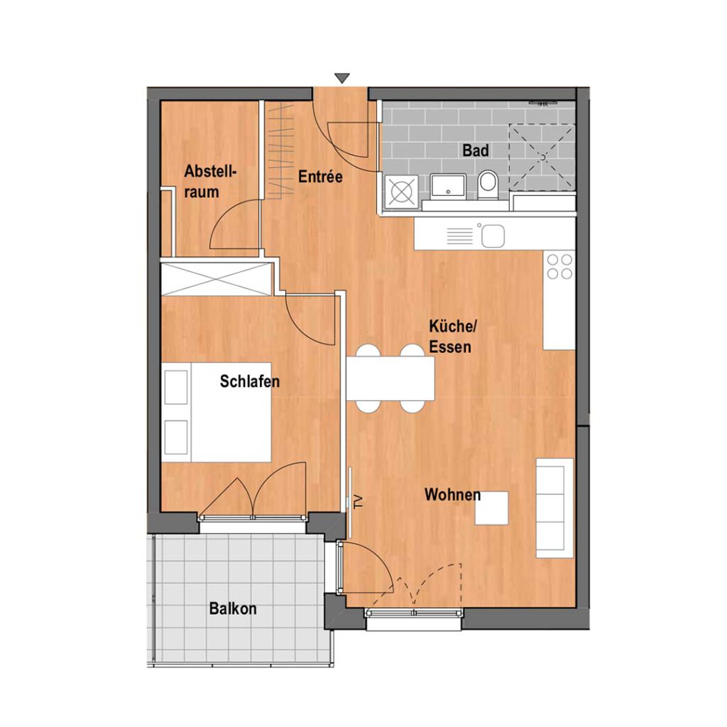 Grundriss Mastiok Bau - Projekt Vitalquartier Elstal