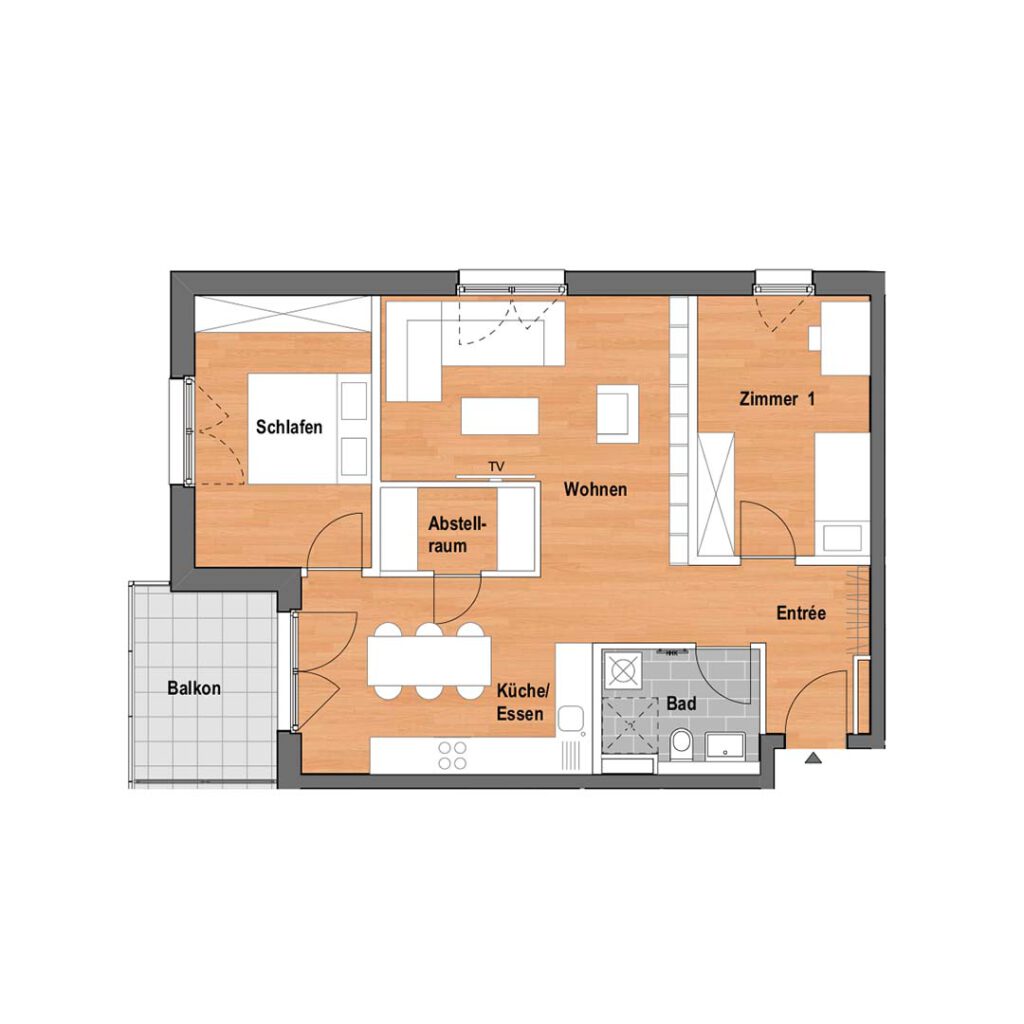 Grundriss Mastiok Bau - Projekt Vitalquartier Elstal