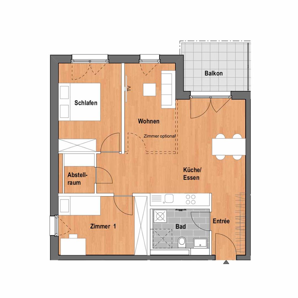 Grundriss Mastiok Bau - Projekt Vitalquartier Elstal