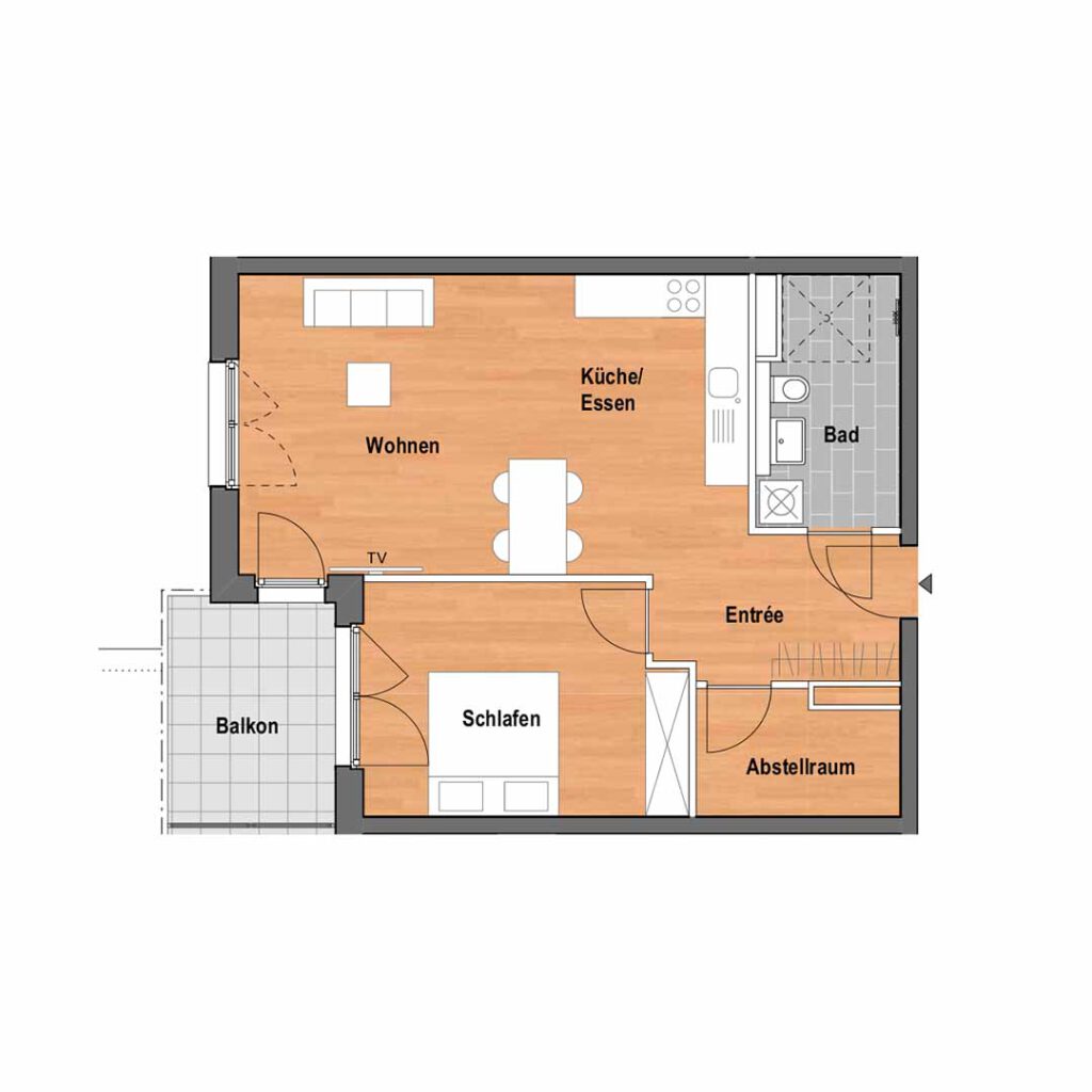 Grundriss Mastiok Bau - Projekt Vitalquartier Elstal