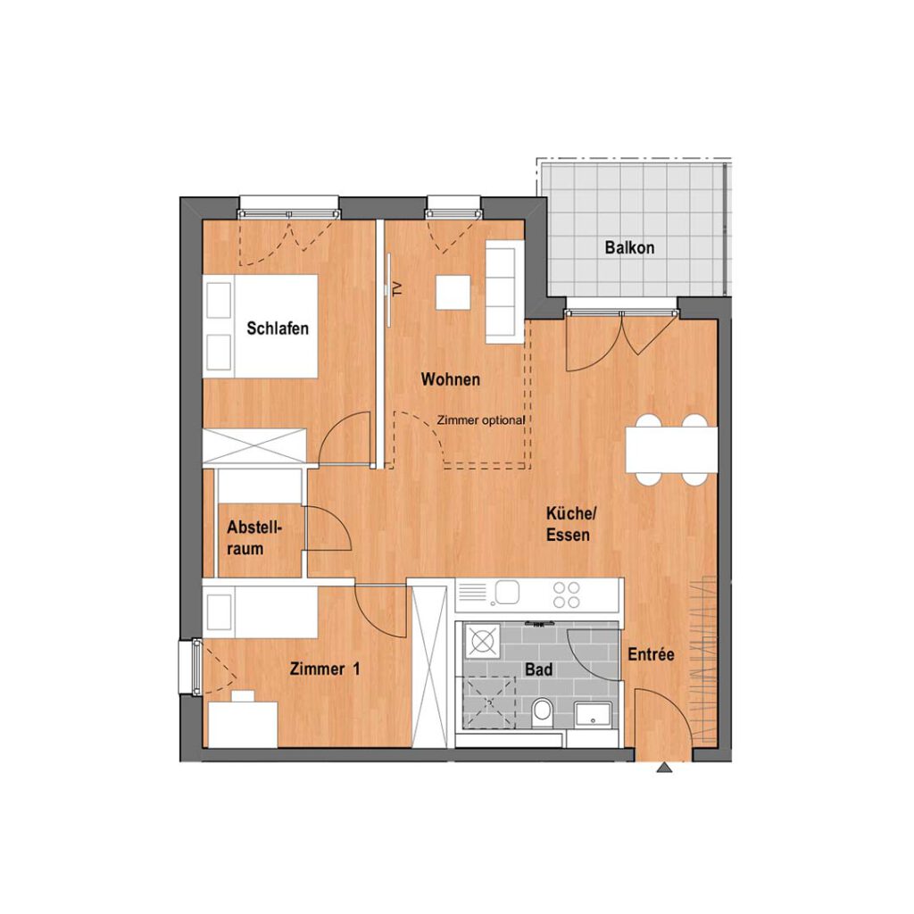 Grundriss Mastiok Bau - Projekt Vitalquartier Elstal
