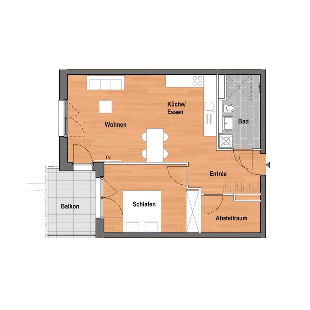 Grundriss Mastiok Bau - Projekt Vitalquartier Elstal