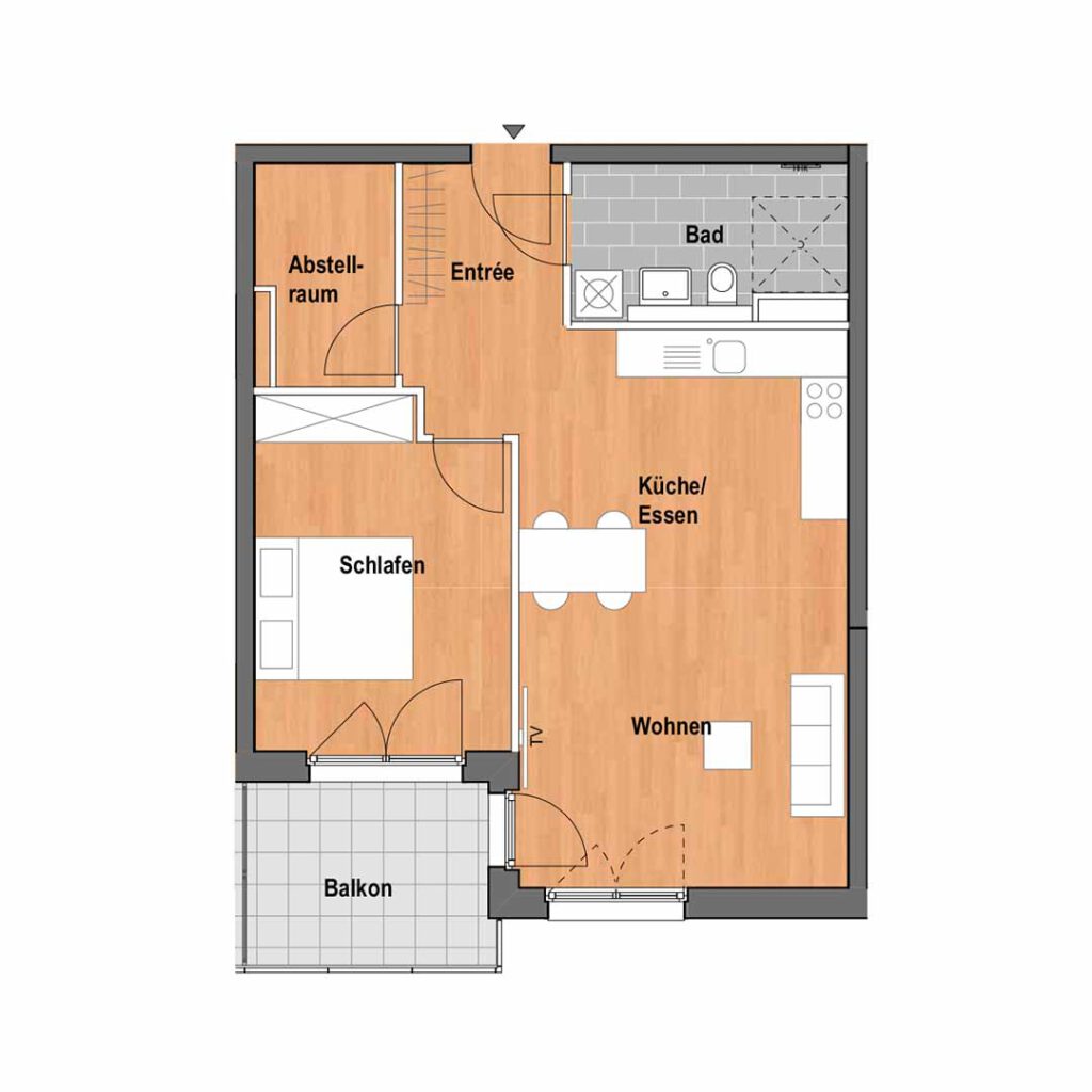 Grundriss Mastiok Bau - Projekt Vitalquartier Elstal