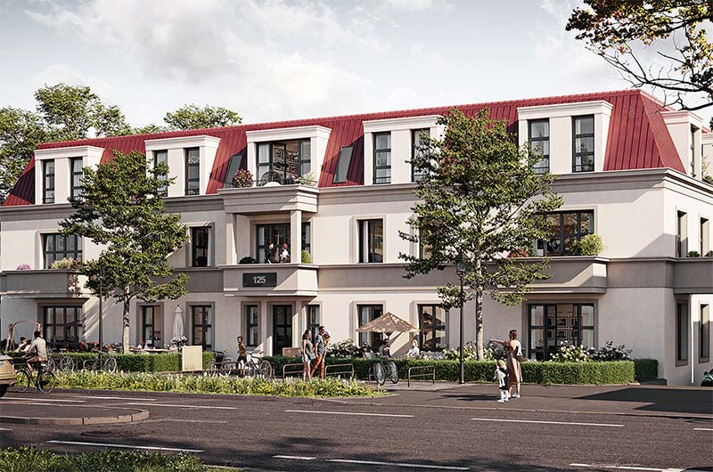 Bauprojekt Palais Stahnsdorf in Berlin - Generalunternehmer: Mastiok Bau