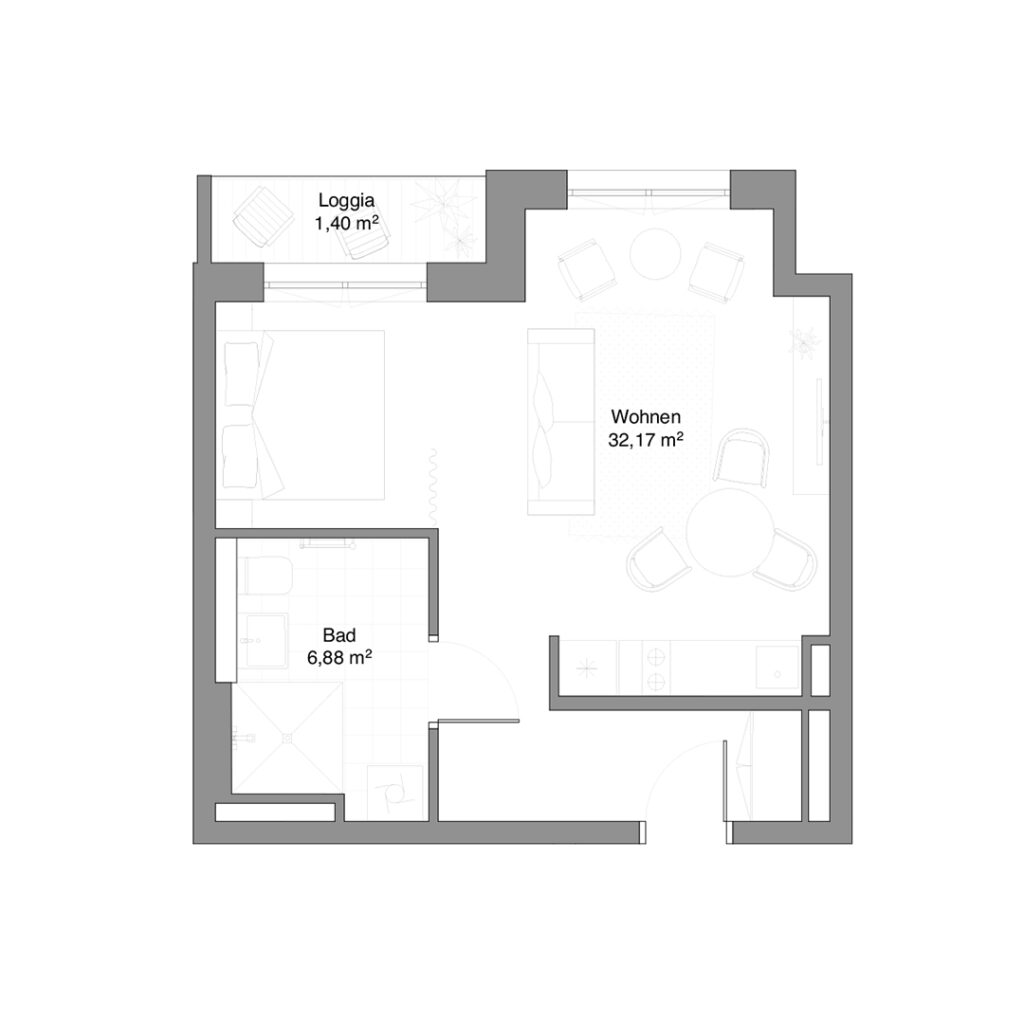 Wexstraße 27 - 1 Zimmer Wohnung