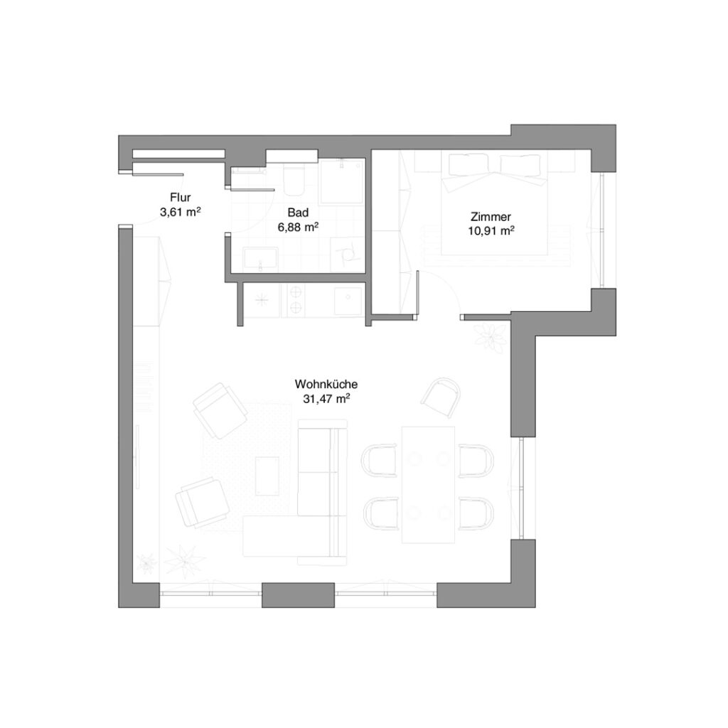 Wexstraße 27 - 2 Zimmer Wohnung