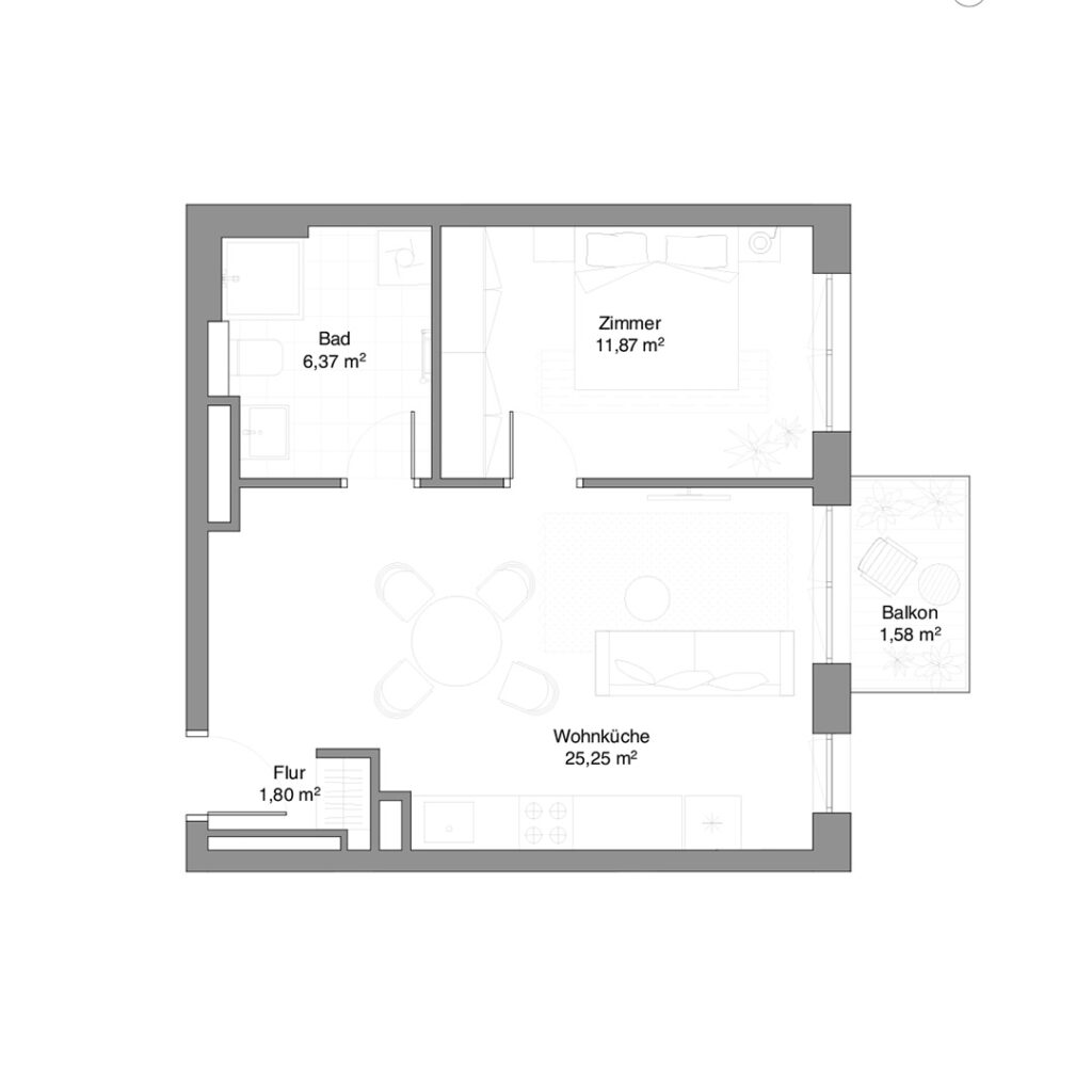 Wexstraße 27 - 2 Zimmer Wohnung