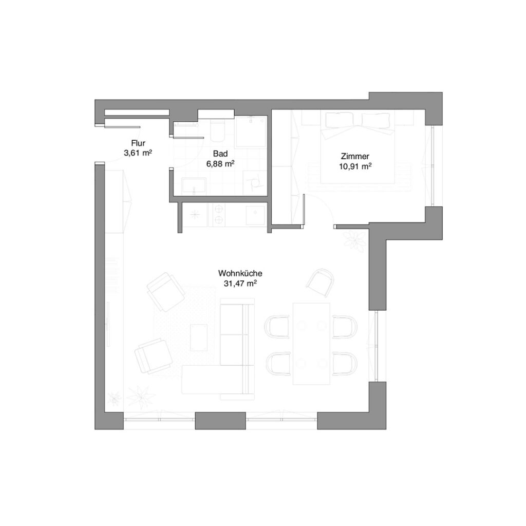 Wexstraße 27 - 2 Zimmer Wohnung