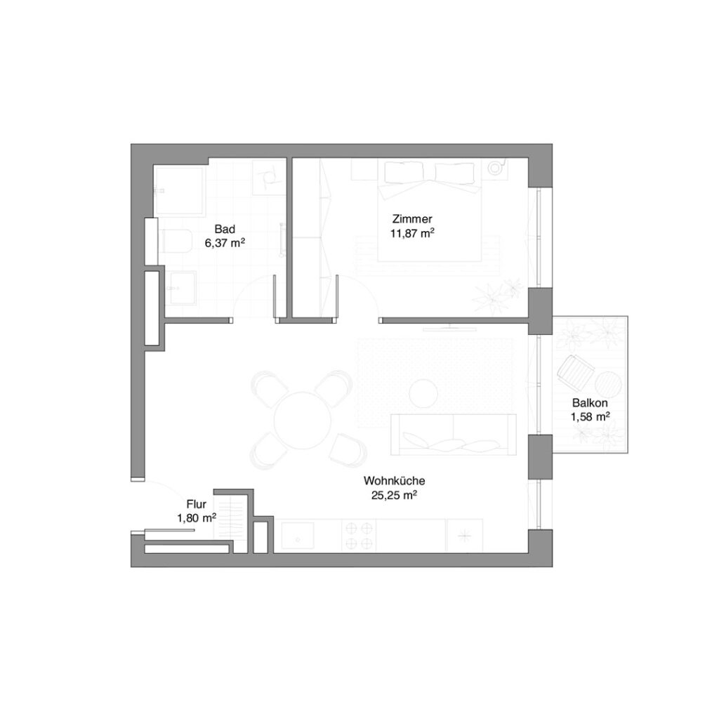 Wexstraße 27 - 2 Zimmer Wohnung