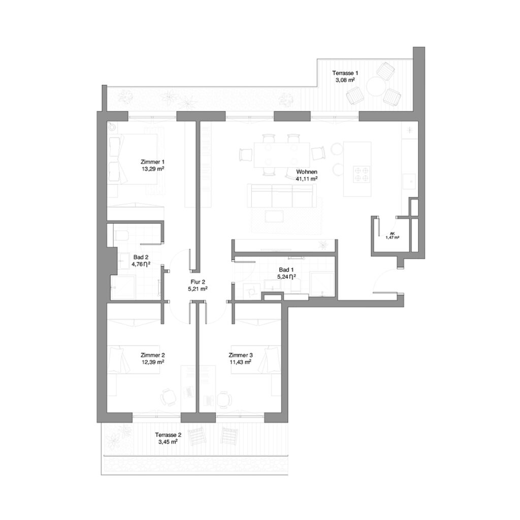 Wexstraße 27 - 4 Zimmer Wohnung