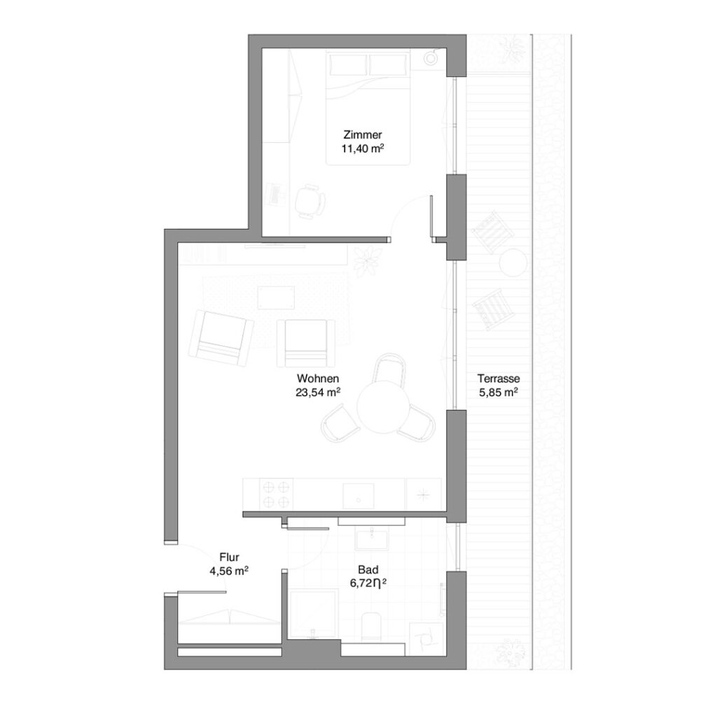 Wexstraße 27 - 2 Zimmer Wohnung